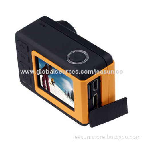 1,080P 14MP HD Waterproof Sports Camera, Built-n Wi-Fi, Supports 3.5mm External Mic Input
